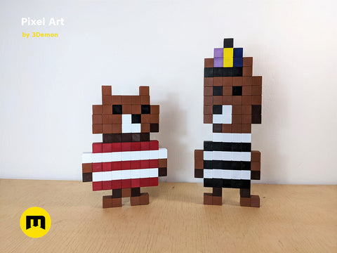 Pixel Art Building Blocks