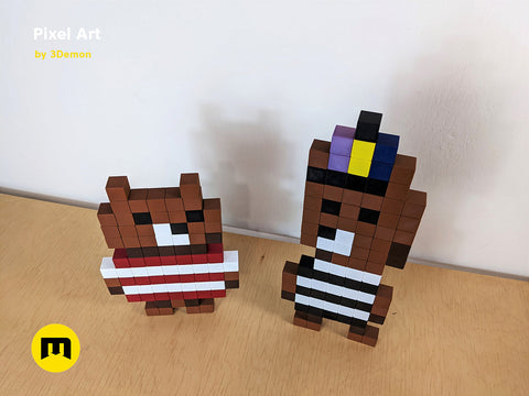 Pixel Art Building Blocks
