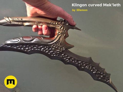 Klingon curved Mek'leth - Star Trek
