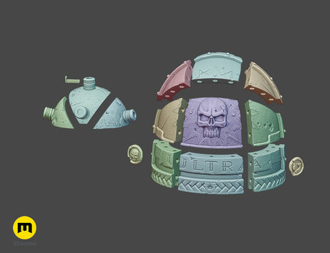 Shoulder Pauldrons - Space Marine