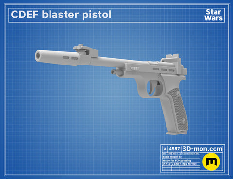 CDEF Blaster Pistol