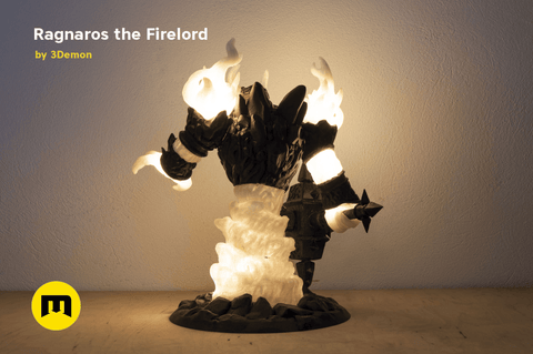 Firelord Figure and Lamp - Ragnaros