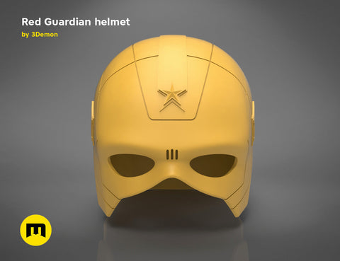 Red Guardian helmet
