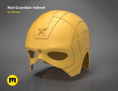 Red Guardian helmet