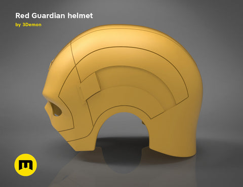 Red Guardian helmet