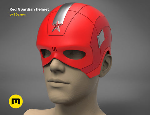 Red Guardian helmet