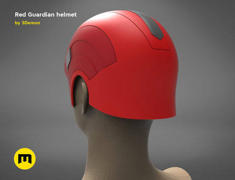 Red Guardian helmet