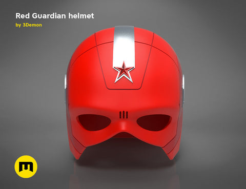 Red Guardian helmet