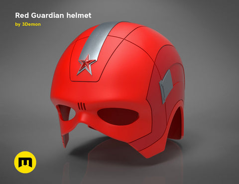 Red Guardian helmet