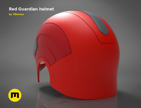 Red Guardian helmet