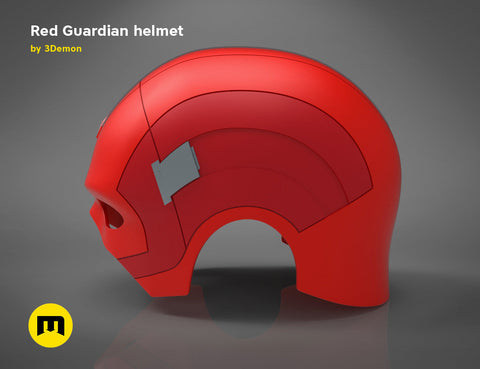Red Guardian helmet