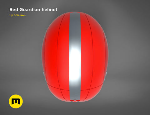 Red Guardian helmet