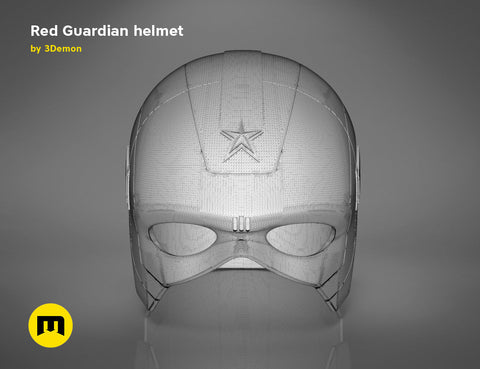 Red Guardian helmet