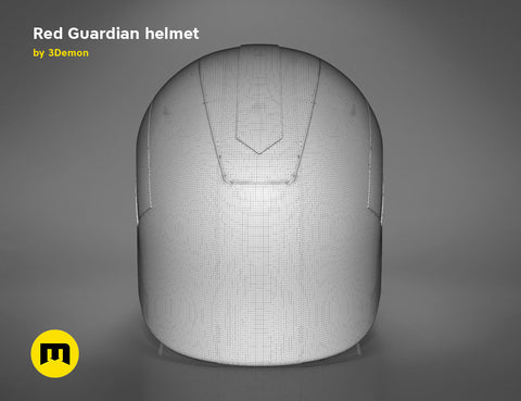Red Guardian helmet