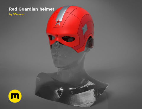 Red Guardian helmet