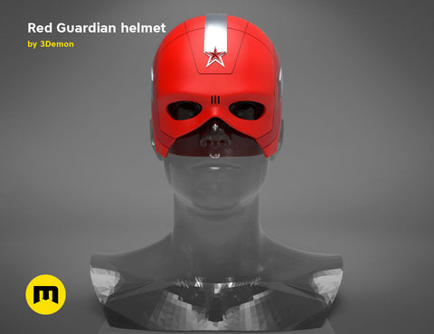 Red Guardian helmet