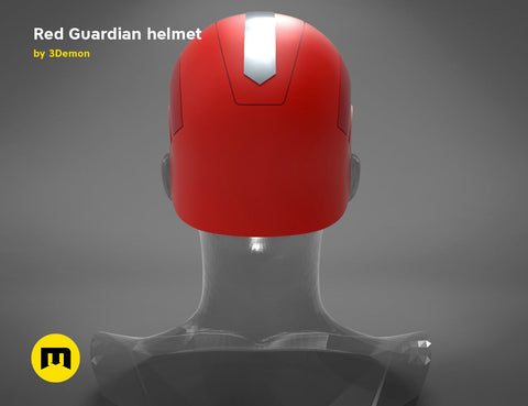 Red Guardian helmet