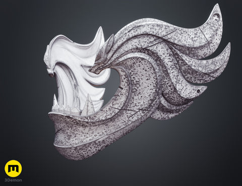Twin Wolves Mask - Ghost of Yotei