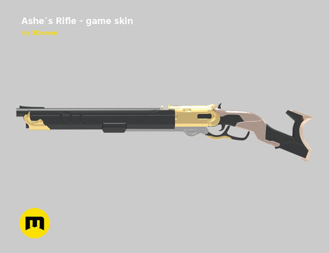 Ashe Rifle Overwatch - In-game version