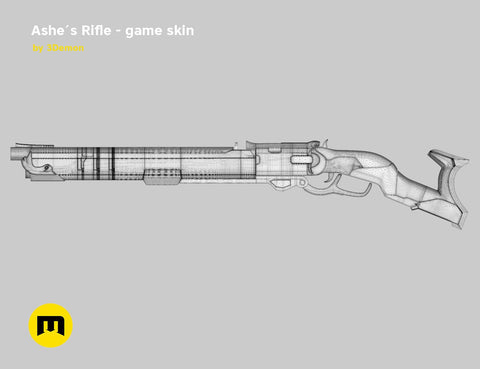 Ashe Rifle Overwatch - In-game version