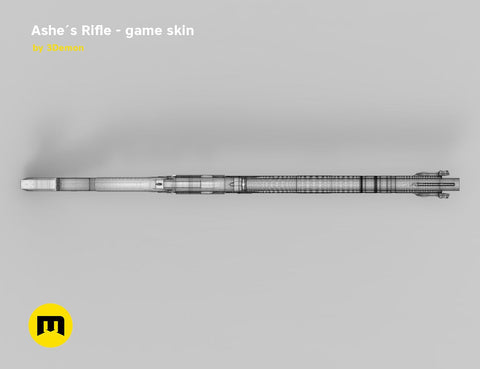 Ashe Rifle Overwatch - In-game version