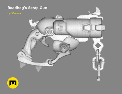 Roadhog scrap gun - Overwatch game
