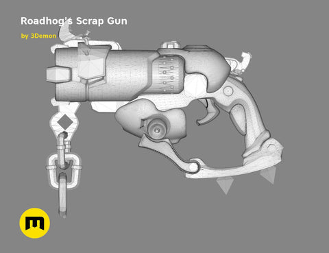 Roadhog scrap gun - Overwatch game