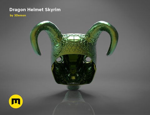 Dragon Helmet - Skyrim