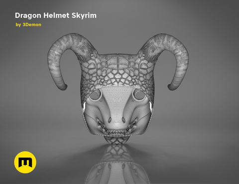Dragon Helmet - Skyrim