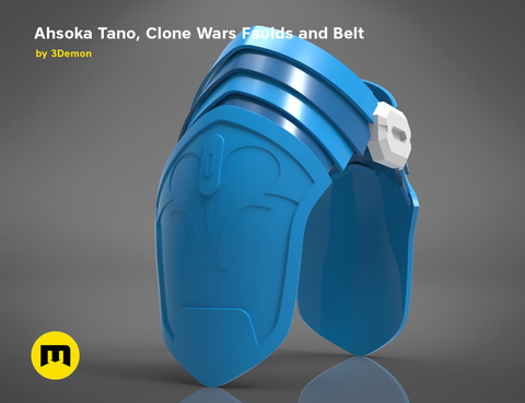 Ahsoka Tano, Clone Wars Faulds and Belt