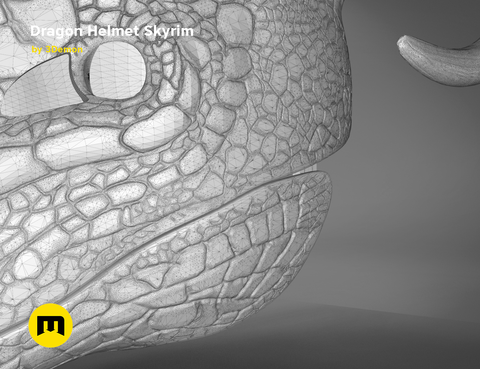 Dragon Helmet - Skyrim