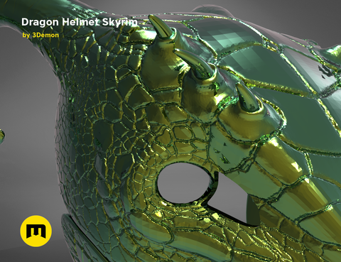 Dragon Helmet - Skyrim