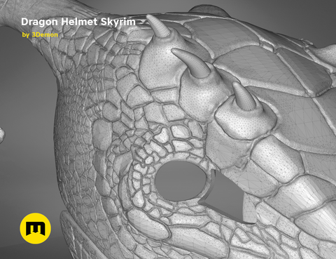 Dragon Helmet - Skyrim