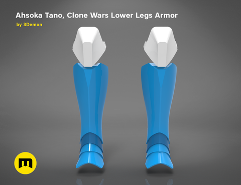 Ahsoka Tano - Clone Wars Lower Leg Armor