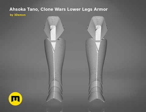 Ahsoka Tano - Clone Wars Lower Leg Armor