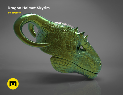 Dragon Helmet - Skyrim
