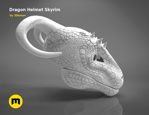 Dragon Helmet - Skyrim