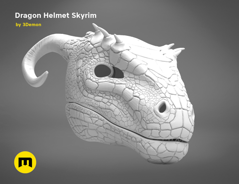 Dragon Helmet - Skyrim