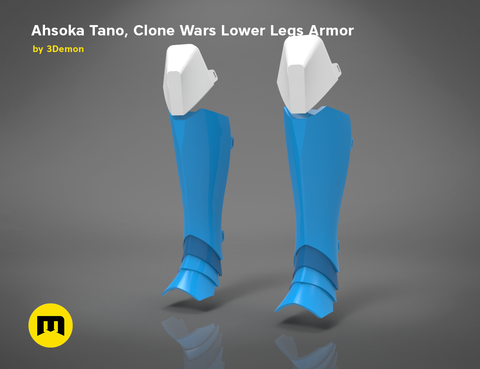 Ahsoka Tano - Clone Wars Lower Leg Armor