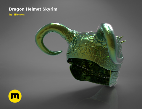 Dragon Helmet - Skyrim