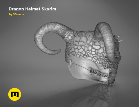 Dragon Helmet - Skyrim