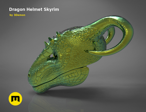 Dragon Helmet - Skyrim