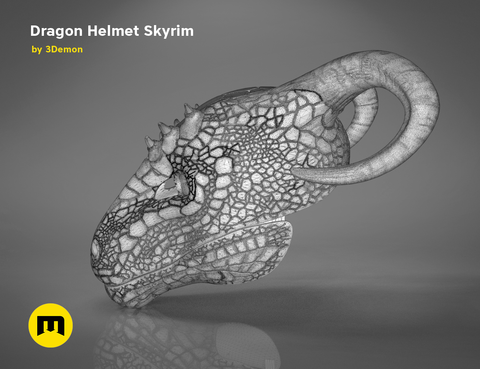 Dragon Helmet - Skyrim