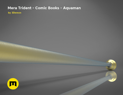 Mera's Trident from the Aquaman comic books