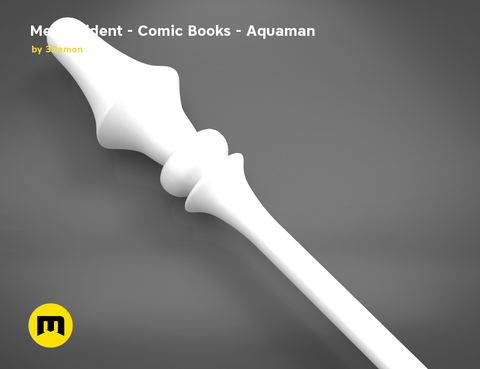 Mera's Trident from the Aquaman comic books