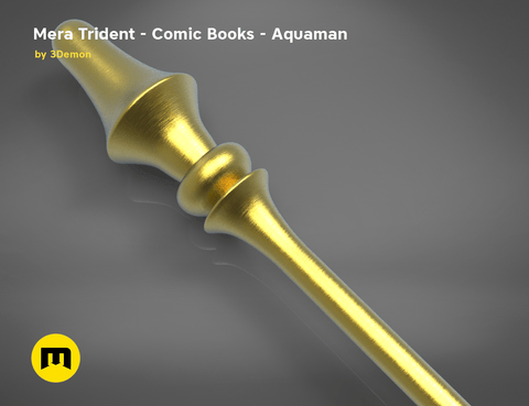 Mera's Trident from the Aquaman comic books