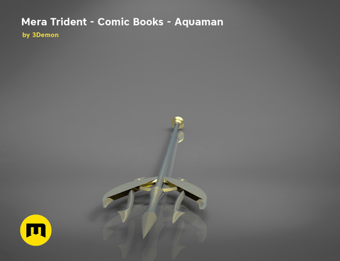 Mera's Trident from the Aquaman comic books