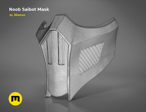 Noob Saibot's Mask - MK 9
