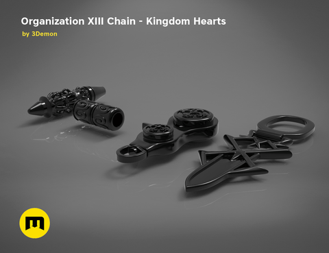 Beads of Organization XIII from Kingdom Hearts