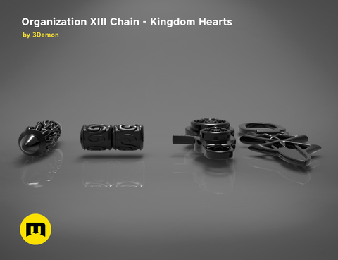 Beads of Organization XIII from Kingdom Hearts